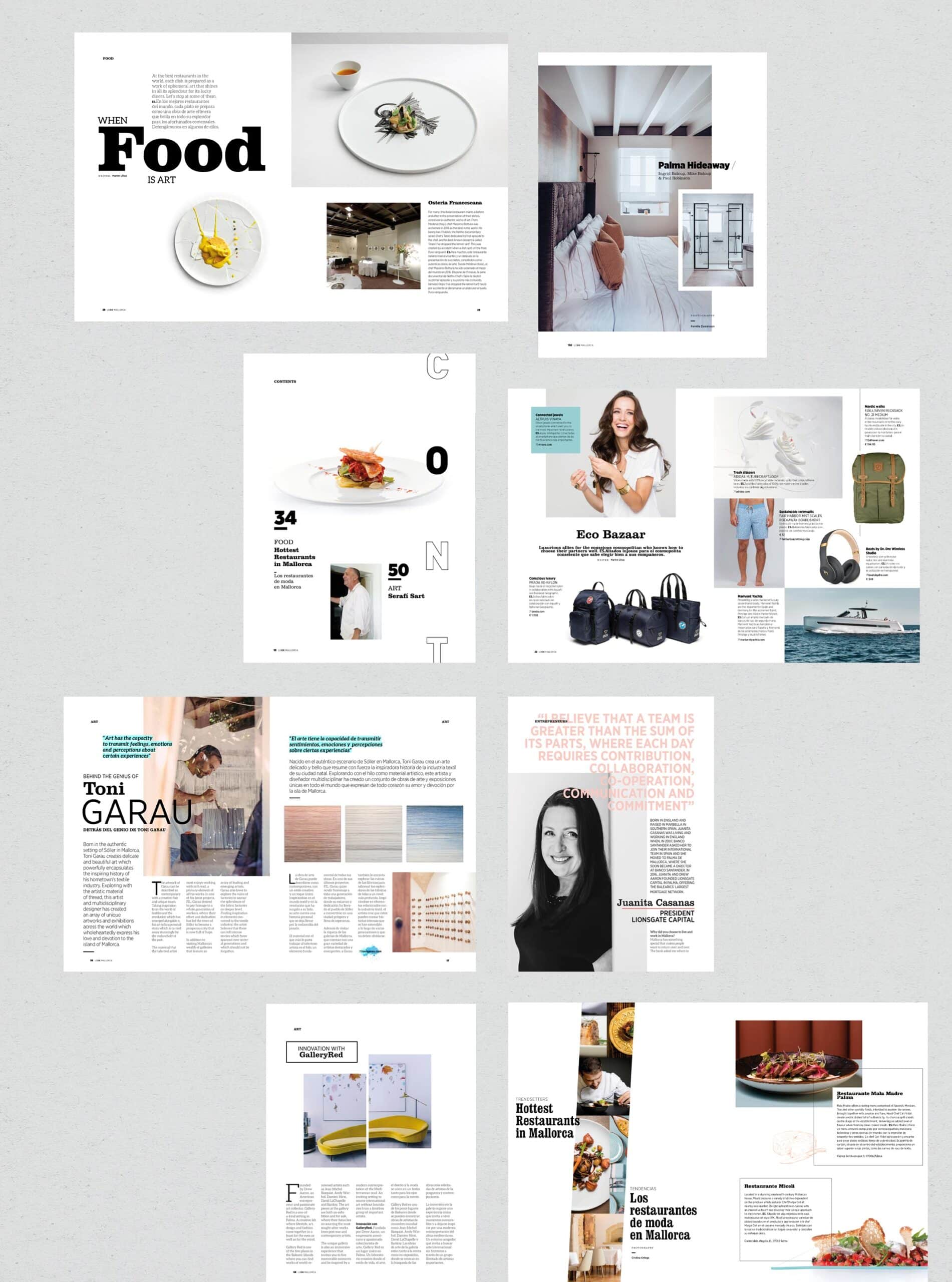 Look Mallorca revista winter interior