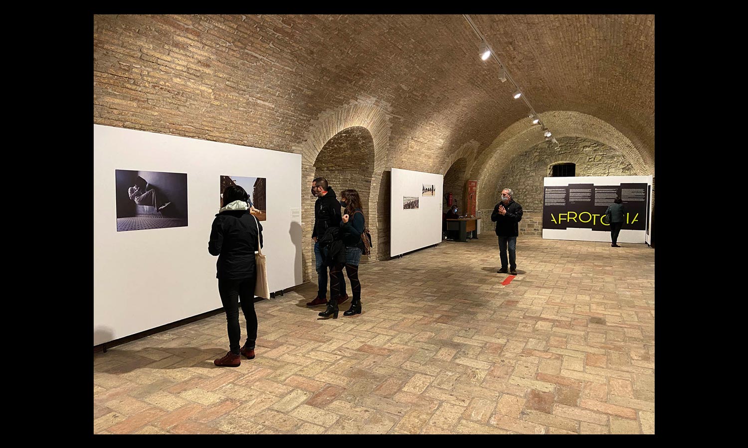 Afrotopia diseño de exposición